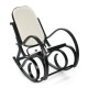 Кресло-качалка mod. AX3002-2 дерево береза (Венге), ткань: полиэстер/хлопок (Tet Chair)